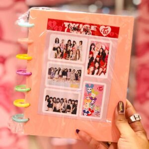 Binder con folios para photocard
